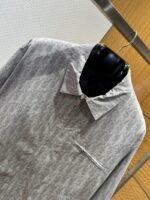 Dior Logo Jacquard Lapel Jacket Coat - 图片 3