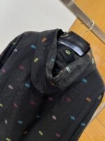 Gucci Color Jacquard Hooded Long-Sleeve Jacket - 图片 6