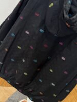 Gucci Color Jacquard Hooded Long-Sleeve Jacket - 图片 7