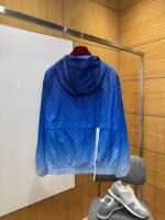 Gucci Woven Gradient Print Hooded Long-Sleeve Jacket - 图片 2