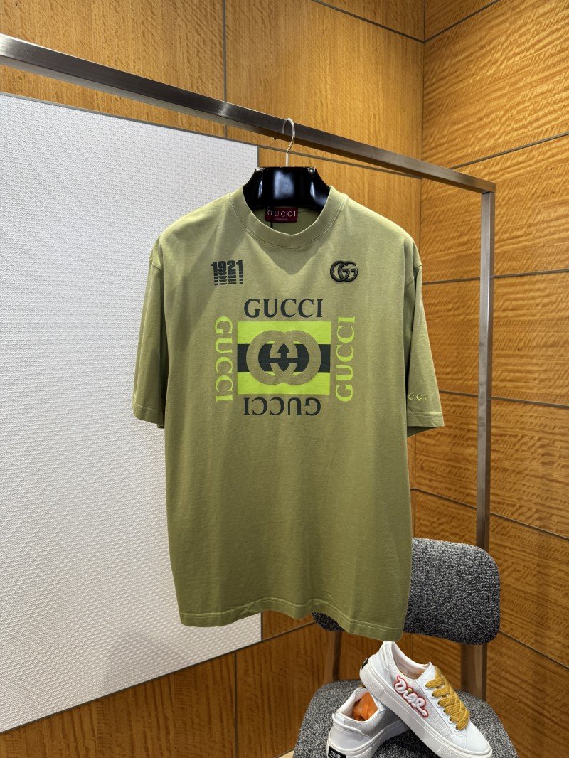 wsxc1765157508671_0.jpg Gucci Printed Crew Neck Short-Sleeve T-Shirt - 图片 1