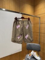 Gucci All-Over Letter Embroidered Shorts - 图片 2