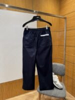 Gucci Letter Logo Cotton Poplin Trousers - 图片 2