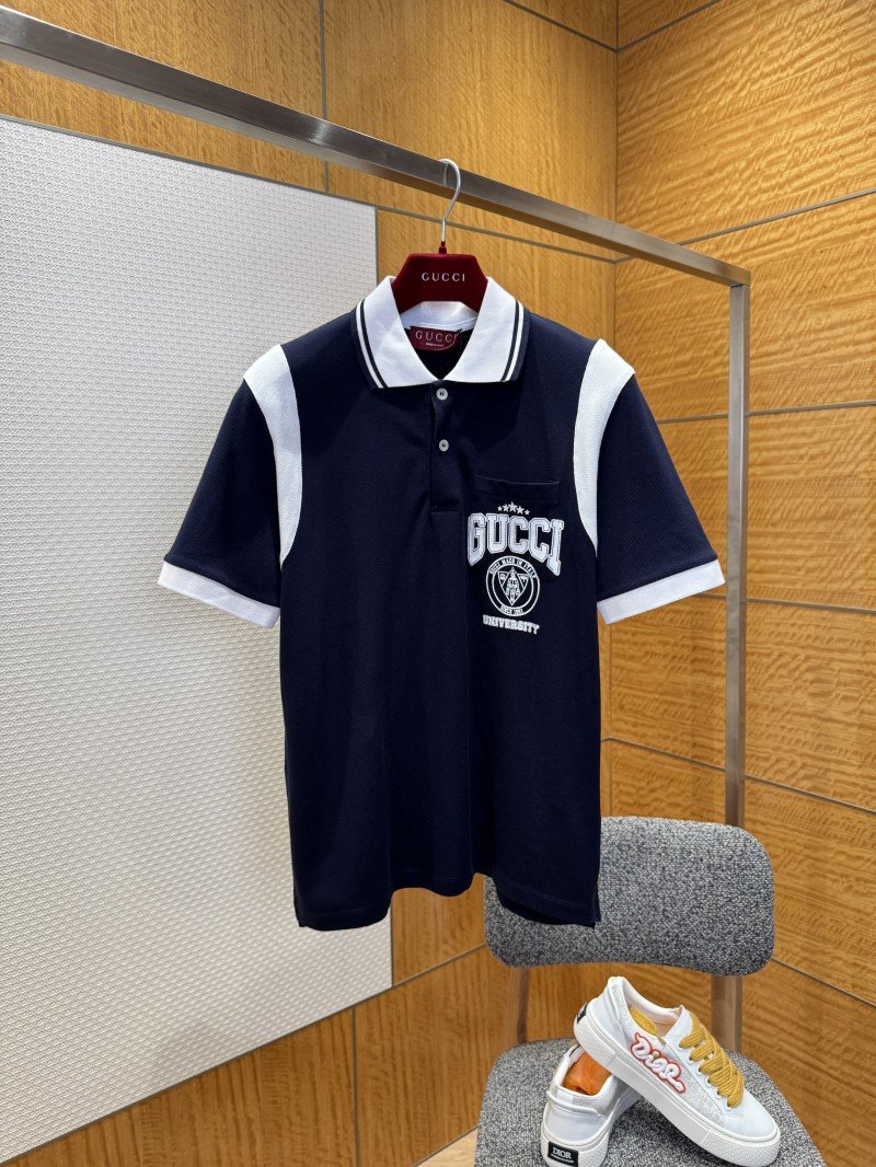 wsxc1765158202731_0.jpg Gucci Color-Blocked Printed Polo Shirt - 图片 1