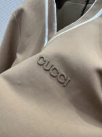 Gucci Logo Embroidered Collarless Casual Set - 图片 6