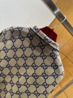 Gucci Double G Jacquard Stand Collar Jacket Coat - 图片 5