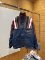 Gucci Classic Webbing Patchwork Jacket Coat