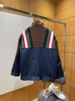 Gucci Classic Webbing Patchwork Jacket Coat - 图片 2