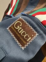 Gucci Classic Webbing Patchwork Jacket Coat - 图片 5