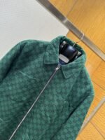 Gucci Logo All-Over Print Zipper Jacket Coat - 图片 3