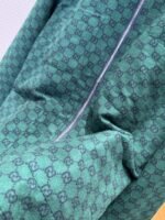 Gucci Logo All-Over Print Zipper Jacket Coat - 图片 5