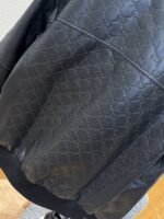 Gucci Patchwork Embossed Leather Jacket Coat - 图片 7