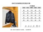 Gucci Patchwork Embossed Leather Jacket Coat - 图片 10