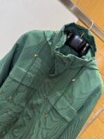 LV Dark Texture Hooded Jacket Coat 1 - 图片 3