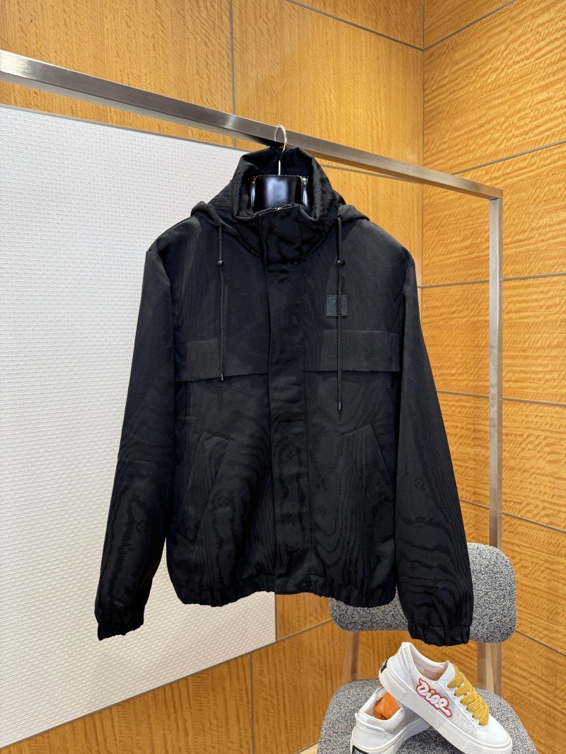 wsxc1765161993896_0.jpg LV Dark Texture Hooded Jacket Coat 2 - 图片 1