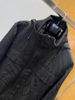 LV Dark Texture Hooded Jacket Coat 2 - 图片 3
