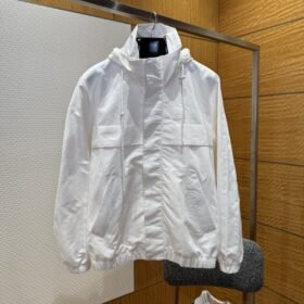 LV Hooded Windbreaker Jacket Coat