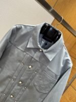 LV Suede Embossed Jacket Coat 1 - 图片 3