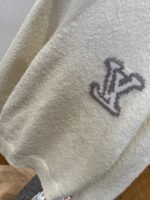 LV Solid Color Letter Logo Knit Sweater - 图片 8