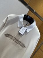 LV Embroidered Half-Zip Sweatshirt - 图片 3