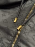 LV Logo All-Over Print Zipper Hooded Jacket 2 - 图片 6