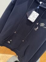 LV Sailing Embroidered Letter Hooded Sweatshirt - 图片 4