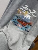 LV Embroidered Crewneck Sweatshirt - 图片 5
