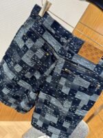 LV Checkered Denim Shorts - 图片 8
