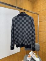 LV Checkered Jacquard Crewneck Sweater - 图片 2