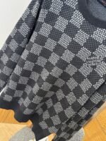 LV Checkered Jacquard Crewneck Sweater - 图片 4
