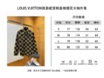 LV Check Print Single-Breasted Long-Sleeve Jacket Coat 1 - 图片 10