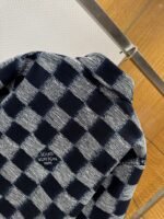 LV Logo Print Pointed Collar Single-Button Short-Sleeve Shirt 2 - 图片 7