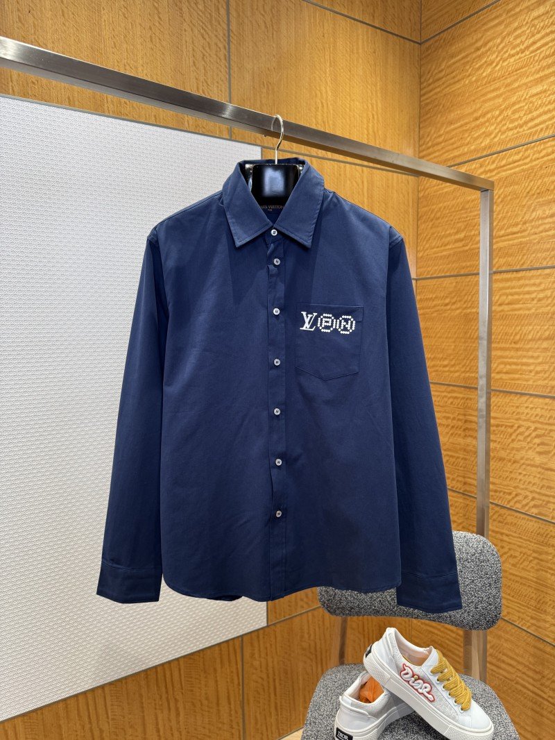 wsxc1765244714419_0.jpg LV Pocket Print Long-Sleeve Shirt - 图片 1