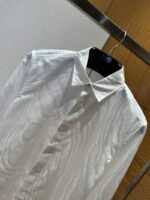 LV Tree Pattern Jacquard Long-Sleeve Shirt - 图片 3
