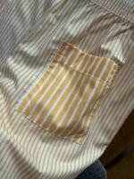 LV Yellow and White Striped Casual Trousers - 图片 8