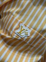 LV Striped Patchwork Short-Sleeve Shirt - 图片 5