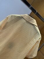 LV Striped Patchwork Short-Sleeve Shirt - 图片 7