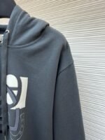 Hermes Cotton Hooded Long-Sleeve Sweatshirt - 图片 5