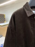 Miu Miu Letter Embroidered Corduroy Jacket Coat - 图片 4