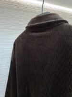 Miu Miu Letter Embroidered Corduroy Jacket Coat - 图片 9