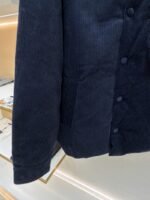 Miu Miu Leather Collar Corduroy Down Jacket - 图片 6