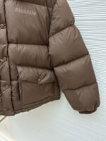 Miu Miu Lapel Single-Breasted Long-Sleeve Down Jacket - 图片 7