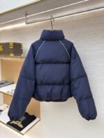 Miu Miu Micro-Label Patch Zipper Long-Sleeve Down Jacket - 图片 2