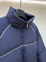 Miu Miu Micro-Label Patch Zipper Long-Sleeve Down Jacket - 图片 8