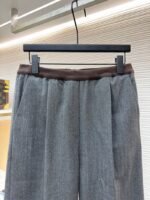 Miu Miu Fine-Striped Straight-Leg Casual Pants - 图片 3