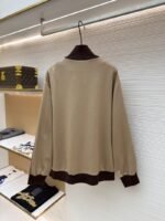 Miu Miu Plain Weave Knit Zipper Sweatshirt - 图片 2