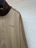 Miu Miu Plain Weave Knit Zipper Sweatshirt - 图片 5