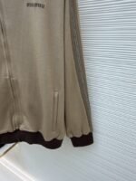Miu Miu Plain Weave Knit Zipper Sweatshirt - 图片 7