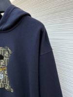 Fendi Puppy Embroidered Cotton Hooded Sweatshirt - 图片 5