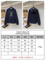 Fendi Puppy Embroidered Cotton Hooded Sweatshirt - 图片 10